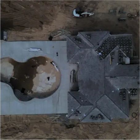 Latest construction progress on the resort