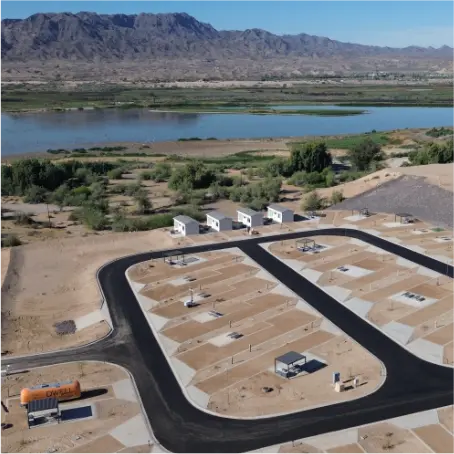 Latest construction progress on the resort