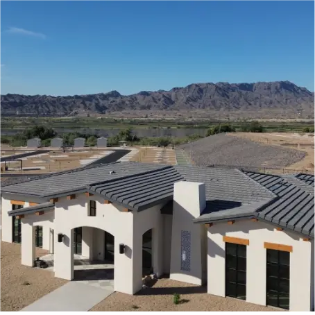 Latest construction progress on the resort