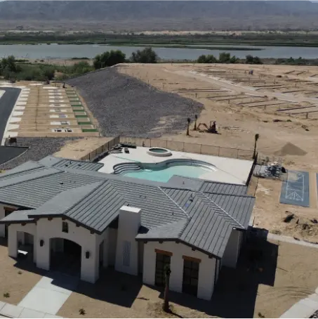 Latest construction progress on the resort