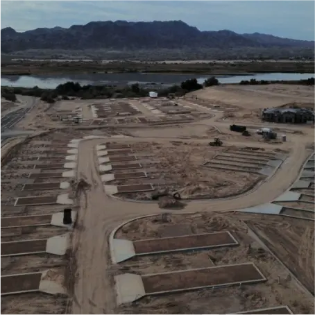 Latest construction progress on the resort